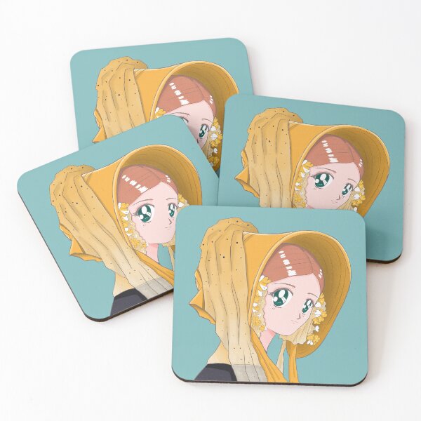 Item preview, 1840's Girl with bonnet 90's Anime Style illustration designed and sold by MariOyama.