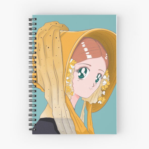 Item preview, 1840's Girl with bonnet 90's Anime Style illustration designed and sold by MariOyama.