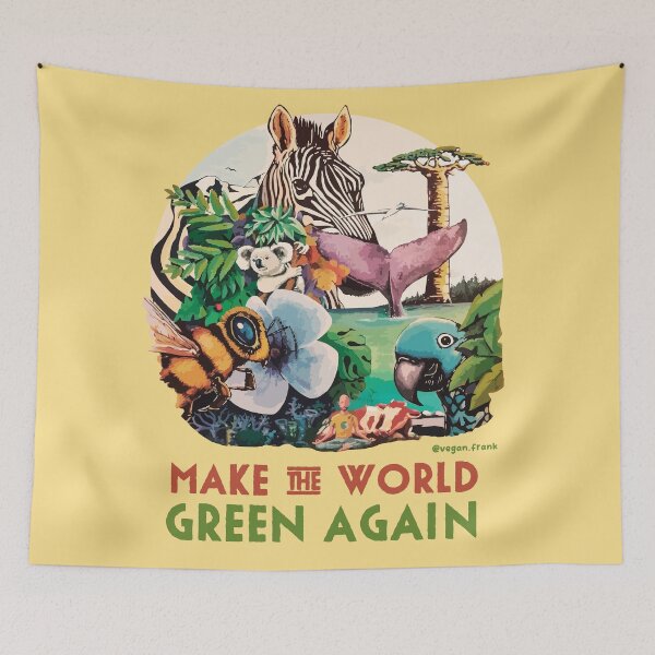 Item preview, Make the world green again designed and sold by Frank J. Art.