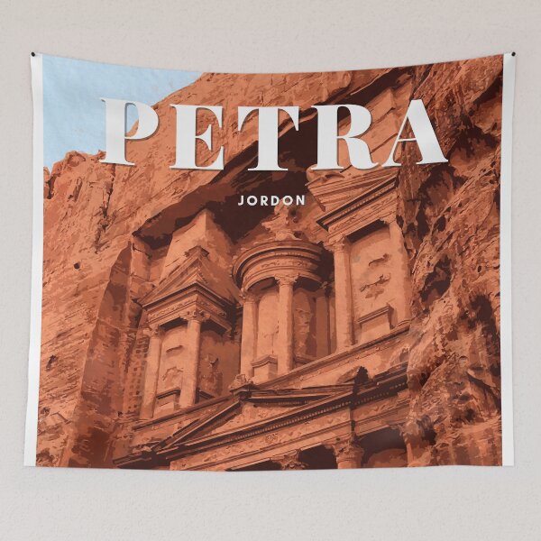 Item preview, Petra Tombs and Temples Jordan Desert designed and sold by TheJoeyStudio.
