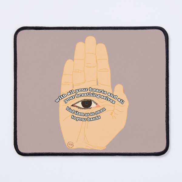 Item preview, v'ahavta hamsa anatomical - dove grey designed and sold by SaharBareket.