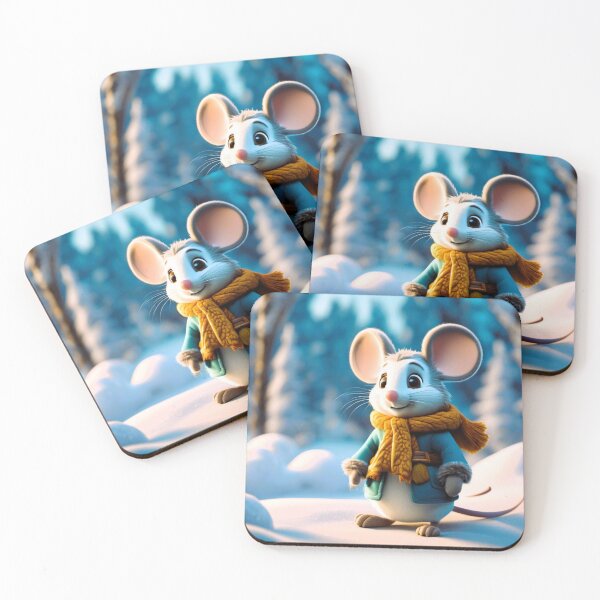 Item preview, Mouse bundled up in winter designed and sold by janjacbu.
