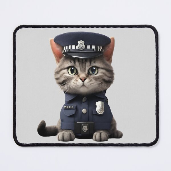 Item preview, police cat designed and sold by avniayar1.