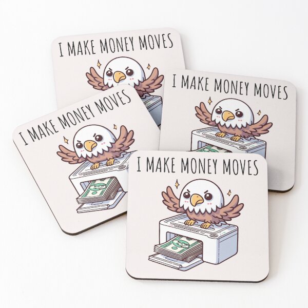 Item preview, Make Money Moves Eagle designed and sold by LemuellTrends.