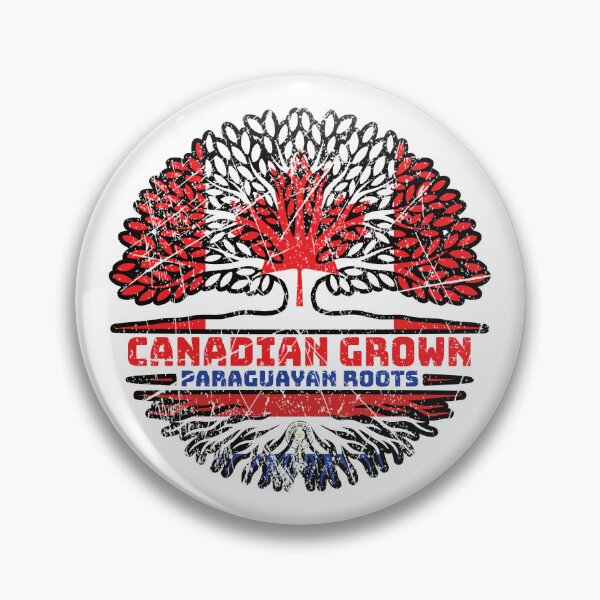 Item preview, Paraguay Paraguayan Canadian Canada Tree Roots Flag designed and sold by FlagX.