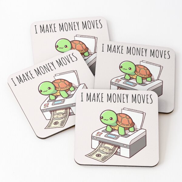 Item preview, Make Money Moves Turtle designed and sold by LemuellTrends.