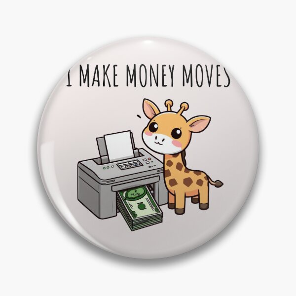 Item preview, Make Money Moves Giraffe designed and sold by LemuellTrends.