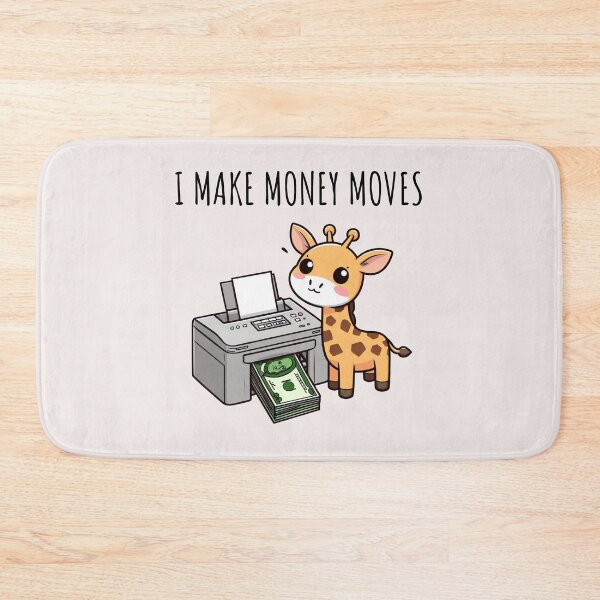 Item preview, Make Money Moves Giraffe designed and sold by LemuellTrends.