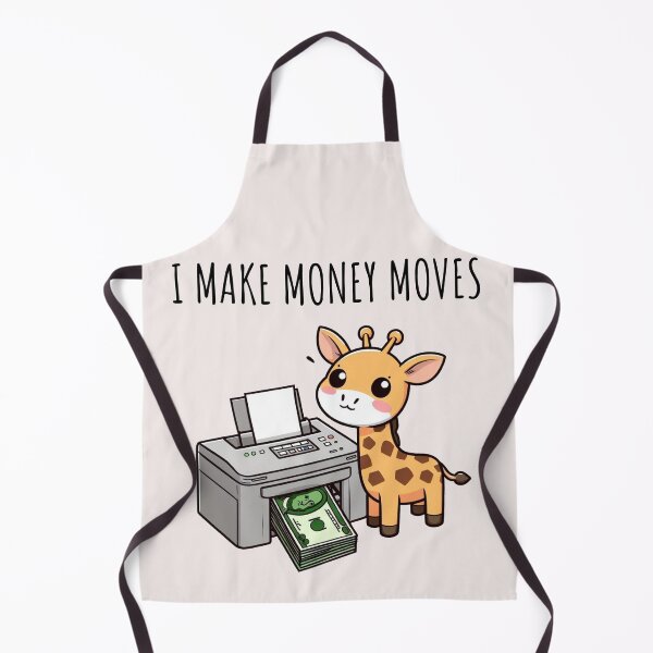 Item preview, Make Money Moves Giraffe designed and sold by LemuellTrends.