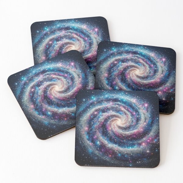 Item preview, Glitter Galaxy sparkle Pattern Sticker T-shirt designed and sold by EWNDesigns.