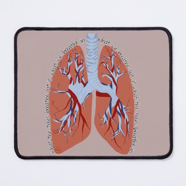 Item preview, lungs - Arthur Waskow quote dove grey designed and sold by SaharBareket.