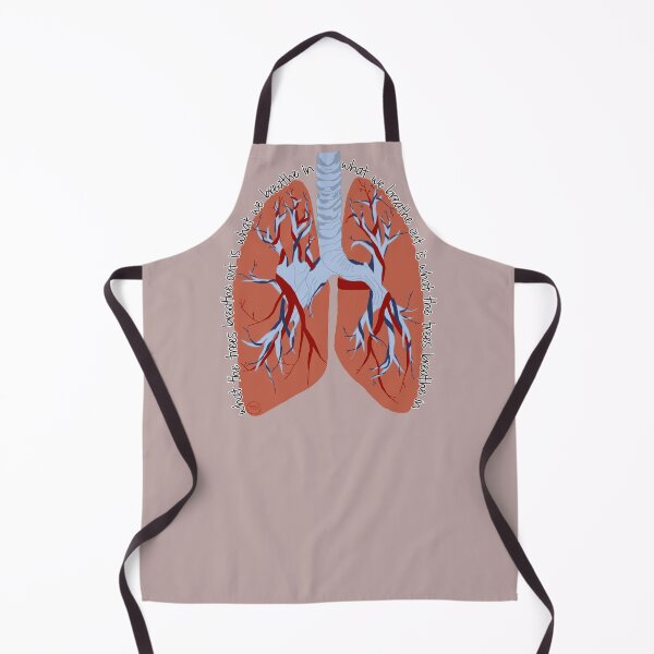 Item preview, lungs - Arthur Waskow quote dove grey designed and sold by SaharBareket.