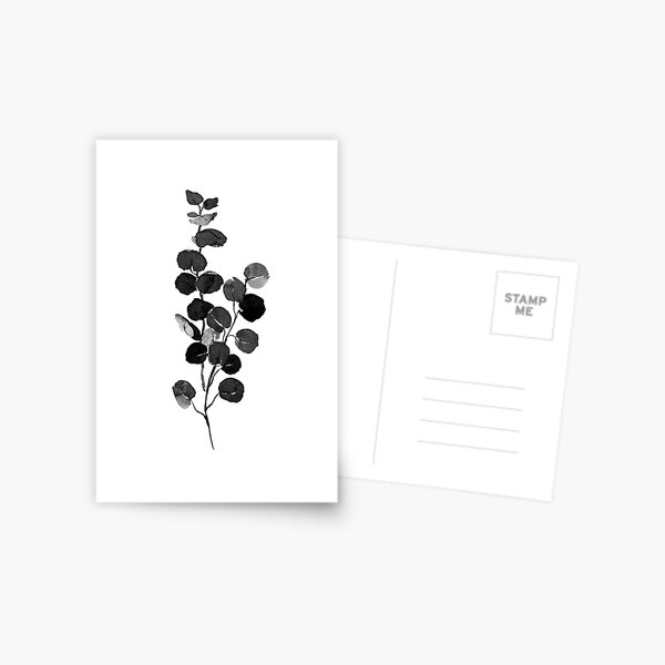 Plant print, Watercolor, Fashion print, Scandinavian art, Modern art, Wall art, Print, Minimalistic, Modern Postcard