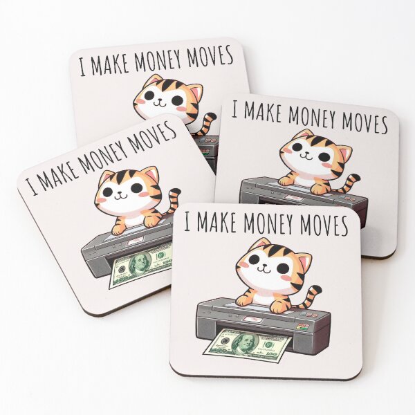 Item preview, Make Money Moves Tiger designed and sold by LemuellTrends.