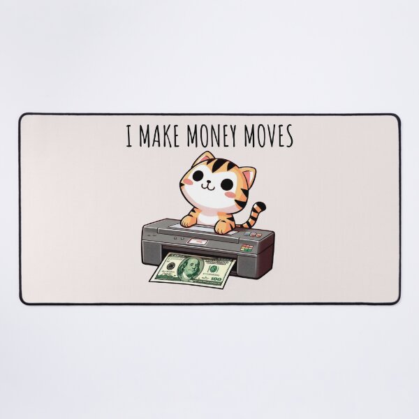 Item preview, Make Money Moves Tiger designed and sold by LemuellTrends.