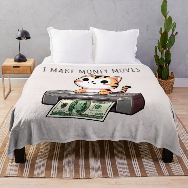 Item preview, Make Money Moves Tiger designed and sold by LemuellTrends.