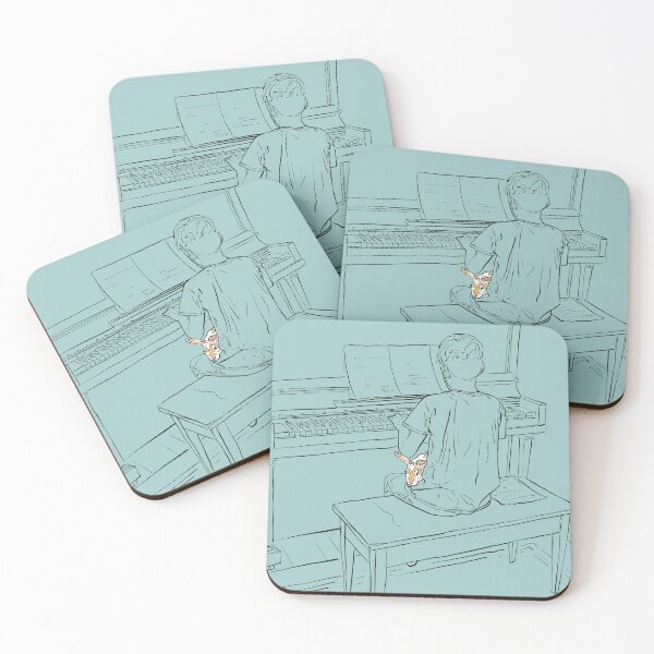 Item preview, The child at the piano with his rabbit designed and sold by Emilie Tremblay.