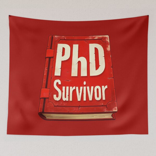 Item preview, PhD Survivor Red Book designed and sold by SweetClicks123.