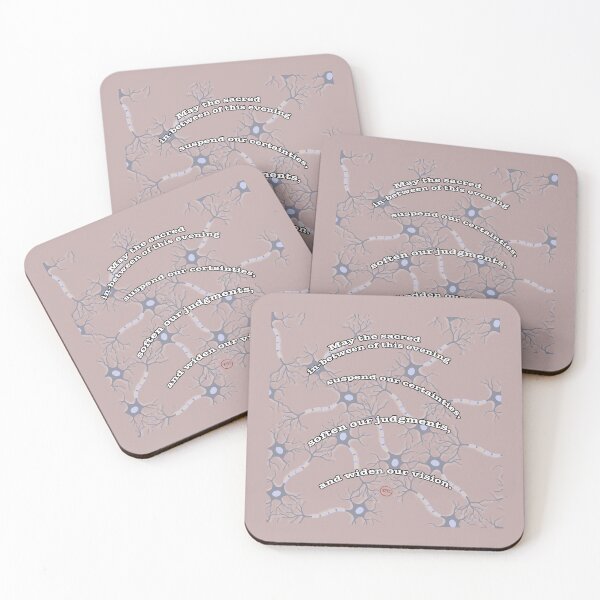 Item preview, Twilight People neurons - dove grey designed and sold by SaharBareket.