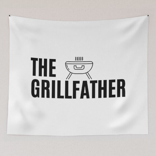 Item preview, The Grillfather Funny Bbq Shirt designed and sold by Vicky021.