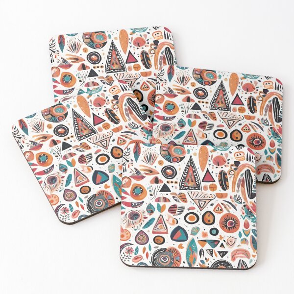 Item preview, Colourful abstract pattern designed and sold by NingningS.