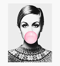 Twiggy print, celebrity, Scandinavian, Nordic, Trendy print, Styled, Scandinavian art, Modern art, Wall art, Print, Minimalistic, Modern Photographic Print
