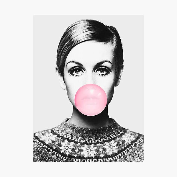 Item preview, Twiggy print, celebrity, Scandinavian, Nordic, Trendy print, Styled, Scandinavian art, Modern art, Wall art, Print, Minimalistic, Modern designed and sold by juliaemelian.