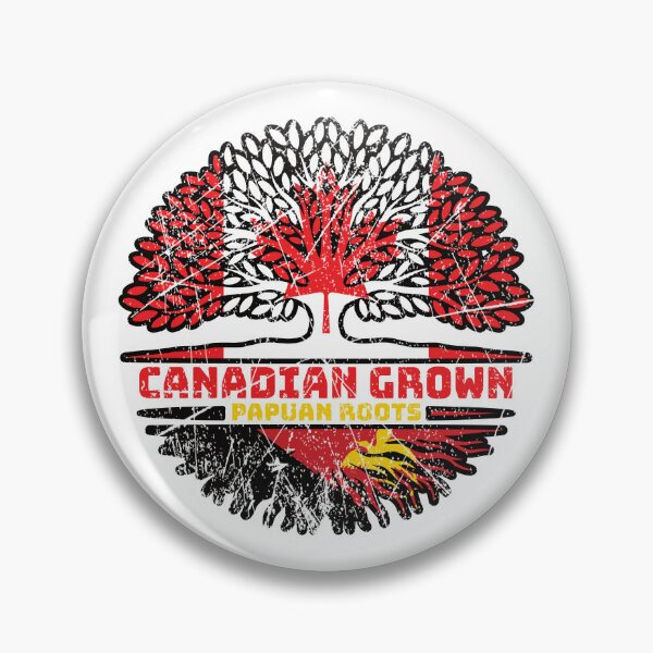 Item preview, Papua New Guinea Papuan Canadian Canada Tree Roots Flag designed and sold by FlagX.