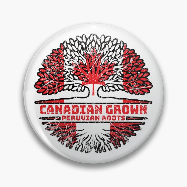 Item preview, Peru Peruvian Canadian Canada Tree Roots Flag designed and sold by FlagX.