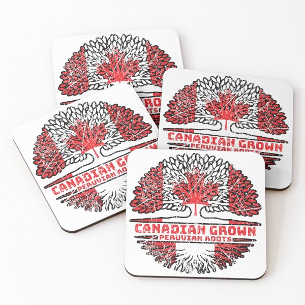 Item preview, Peru Peruvian Canadian Canada Tree Roots Flag designed and sold by FlagX.