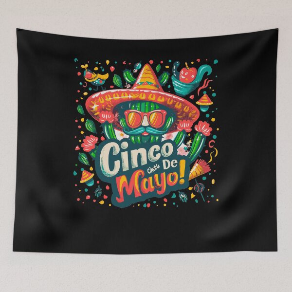 Item preview, Cinco De Mayo Mexican Fiesta 5 De Mayo Skull Mexican Hat designed and sold by smartrocket.