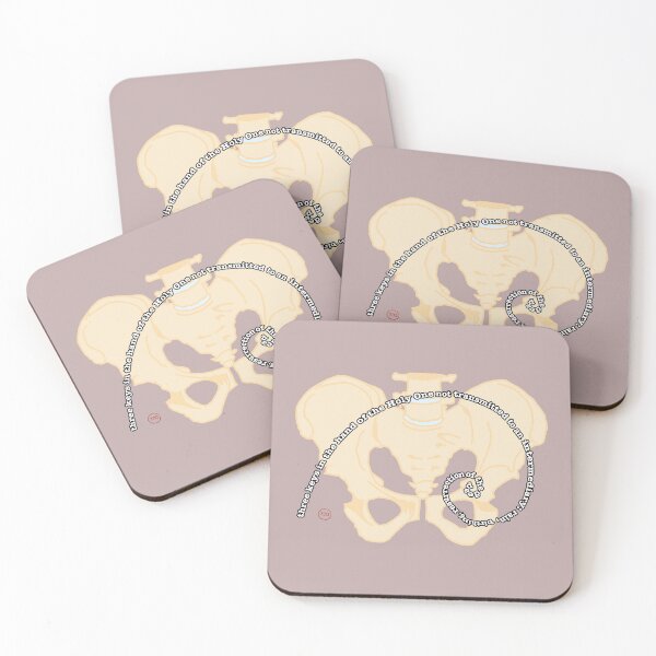 Item preview, three keys pelvis - dove grey designed and sold by SaharBareket.