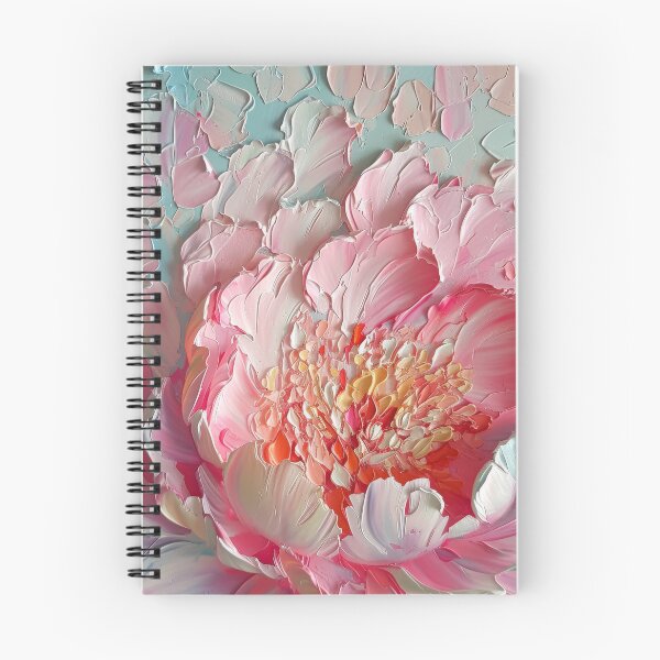Item preview, 3d Impasto Pink Peony Flower Painting designed and sold by DHarmonyStudio.