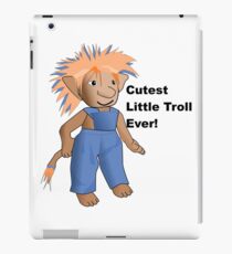 Cutest Little Troll Ever! iPad Case/Skin