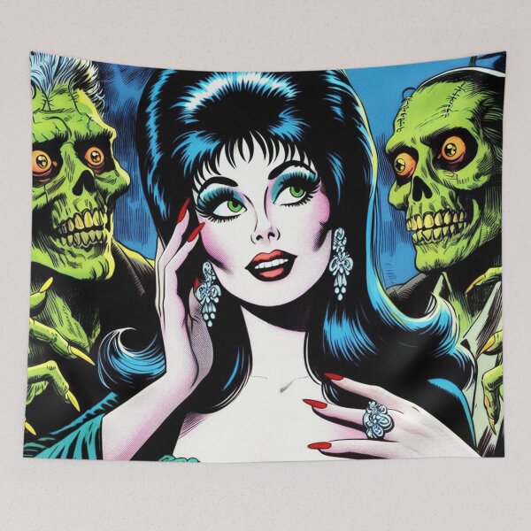 Item preview, Retro Goth Woman Comics designed and sold by PulpVintage.