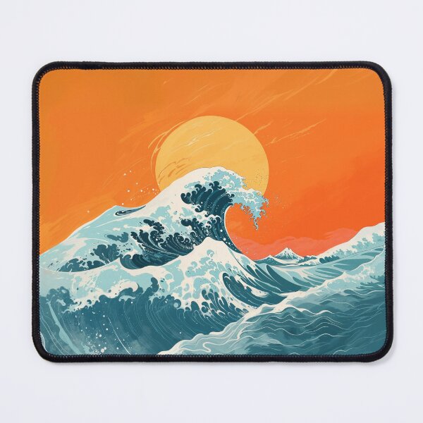 Item preview, Sakura Wave Art iPhone Case, 3D Cherry Blossom and Ocean Wave Protective Cover, Japanese Great Wave designed and sold by DeRosa3DDesigns.