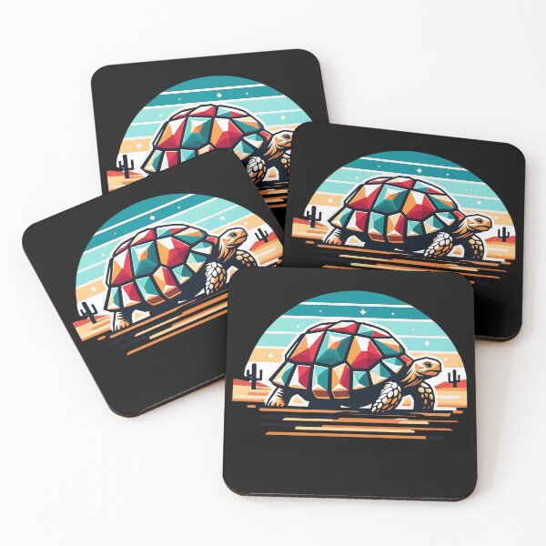 Item preview, Geometric desert tortoise designed and sold by Taans-Creation.