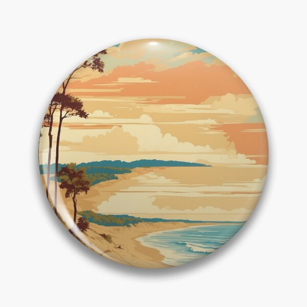 Item preview, Indiana Dunes National Park USA Vintage Travel Tourism  designed and sold by TravelersGems.