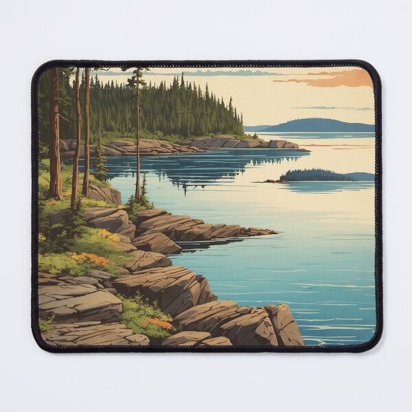 Item preview, Isle Royale National Park USA Vintage Travel Tourism designed and sold by TravelersGems.