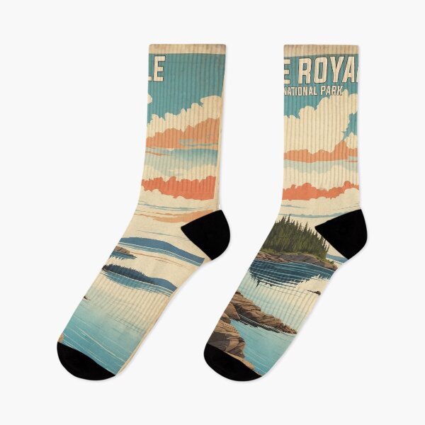 Item preview, Isle Royale National Park USA Vintage Travel Tourism  designed and sold by TravelersGems.