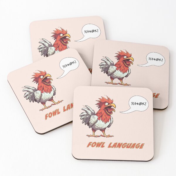 Item preview, Fowl Language - Chicken designed and sold by Mythic Legends Digital.