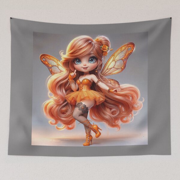 Item preview, Solara Orange Chibi Fairy designed and sold by CHIBI_POPZ.