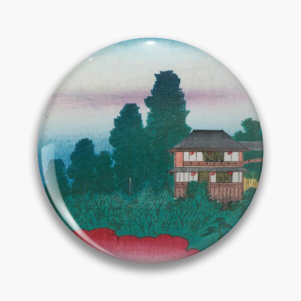 Item preview, Flower Pavilion, Dango Slope, Sendagi, No. 16 in One Hundred Famous Views of Edo Utagawa Hiroshige  | Utagawa Hiroshige designed and sold by TeeARTHY.