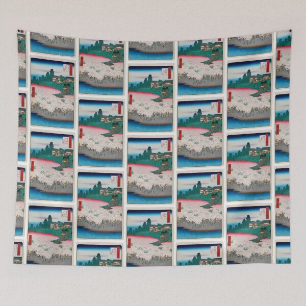 Item preview, Flower Pavilion, Dango Slope, Sendagi, No. 16 in One Hundred Famous Views of Edo Utagawa Hiroshige  | Utagawa Hiroshige designed and sold by TeeARTHY.