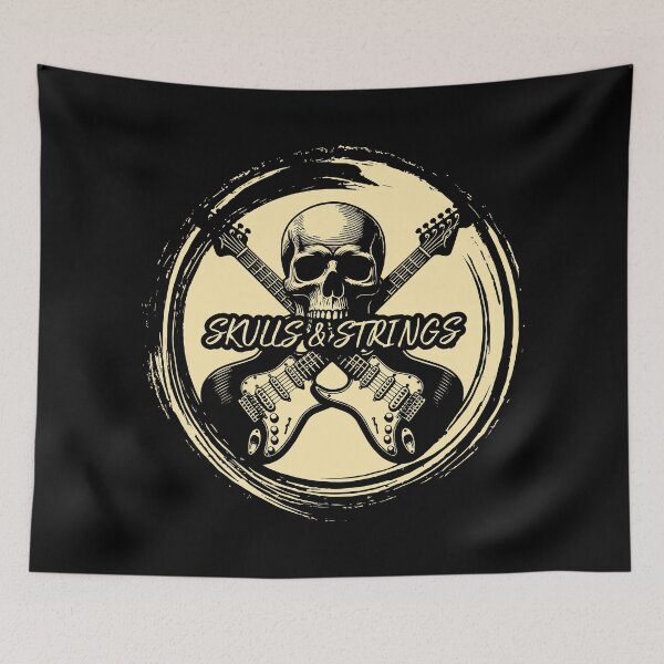 Item preview, Skulls and Strings designed and sold by raymondjmcd.