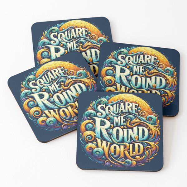 Item preview, Square Me Round World designed and sold by bunnyboiler.