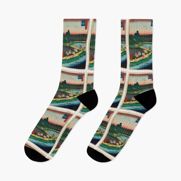 Item preview, Asuma Shrine and the Entwined Camphor, No. 31 in One Hundred Famous Views of Edo Utagawa Hiroshige   | Utagawa Hiroshige designed and sold by TeeARTHY.