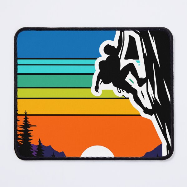 Item preview, Rock Climber Vintage Sunset Climbing Lover designed and sold by TKsTees.
