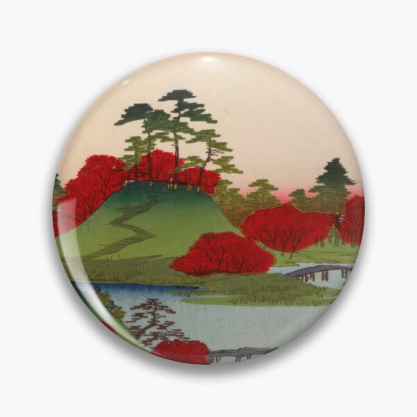 Item preview, Open Garden at Fukagawa Hachiman Shrine, No. 68 from One Hundred Famous Views of Edo Utagawa Hiroshige  | Utagawa Hiroshige designed and sold by TeeARTHY.