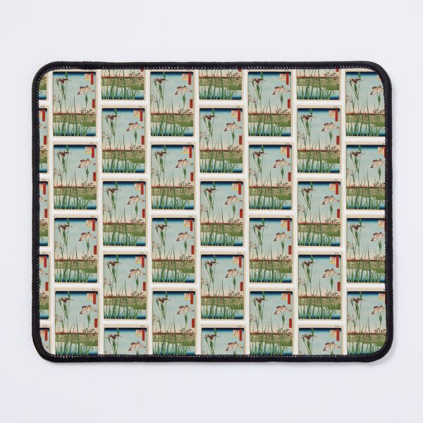 Item preview, Horikiri Iris Garden (Horikiri no Hanashobu), No. 64 from One Hundred Famous Views of Edo Utagawa Hiroshige  | Utagawa Hiroshige designed and sold by TeeARTHY.